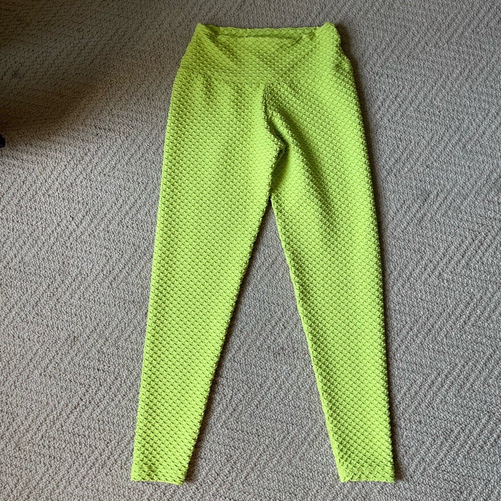 Booty by Brabants Croco Skin Leggings Limão One Size